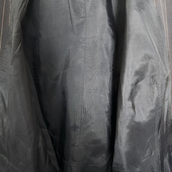 Lauren Ralph Lauren Women's Chocolate Brown Pin Stripe Vest Size Large - Picture 3 of 7